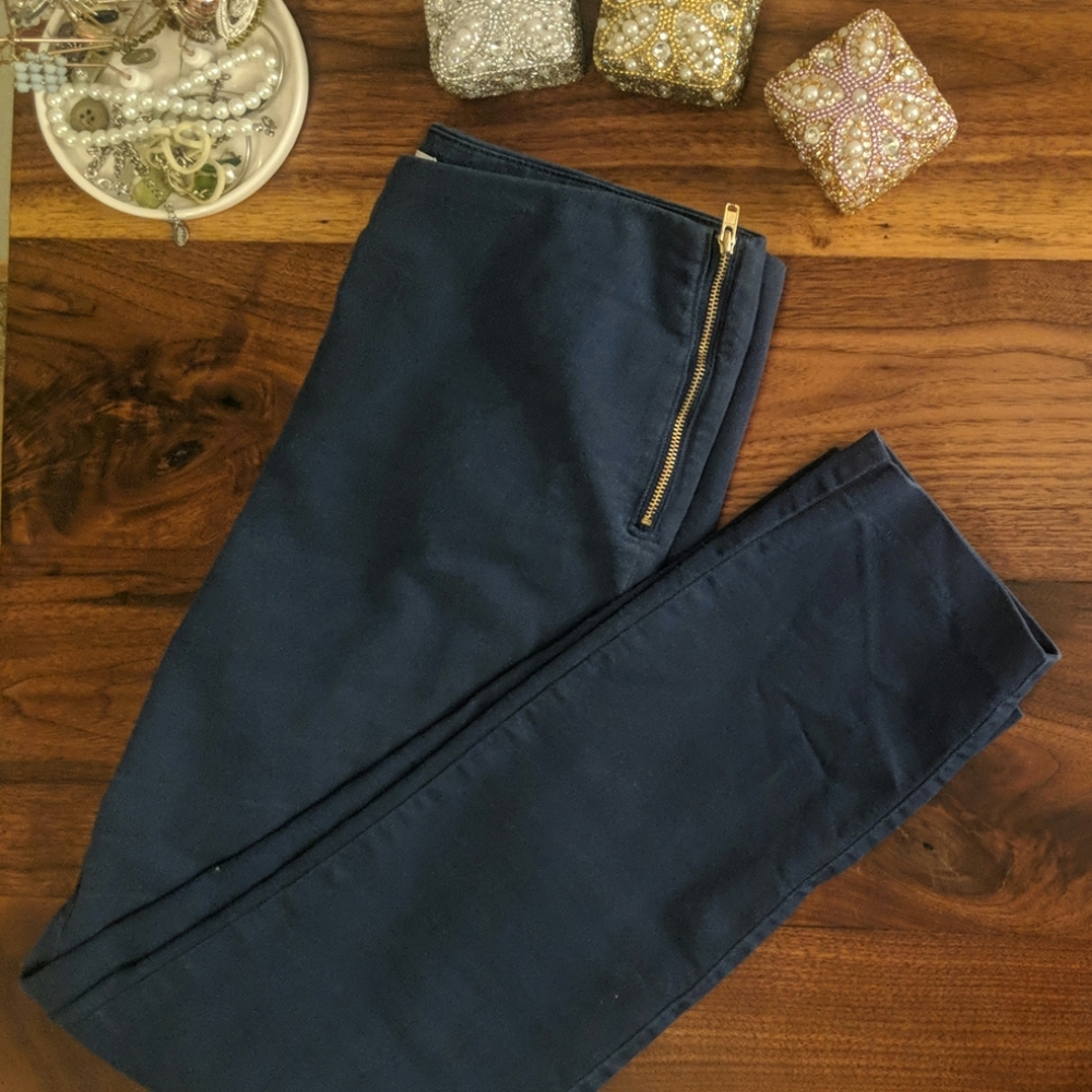 H&M Navy Cigarette Pants